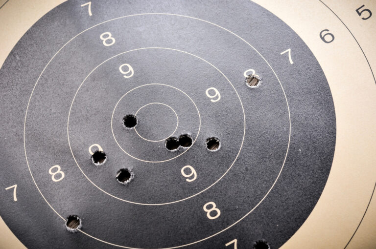 Bilde av en blink med pistolskudd